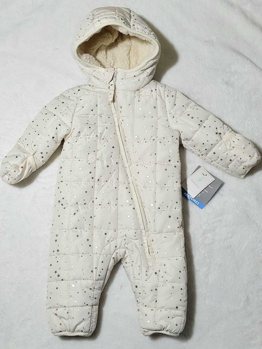 NWT Lullaby Lane Hooded Winter Snowsuit